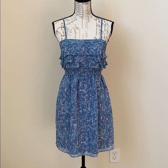 LC Lauren Conrad Dresses & Skirts - Lauren Conrad Blue Floral Dress